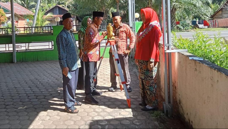 Kegiatan Kalibrasi, & Verifikasi Arah Kiblat Masjid Muhajirin Desa Selubuk Kec. Air Napal