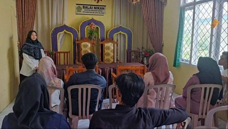 KUA Selupu Rejang Gelar Bimbingan Perkawinan: Siapkan Calon Pengantin untuk Kehidupan Rumah Tangga Harmonis