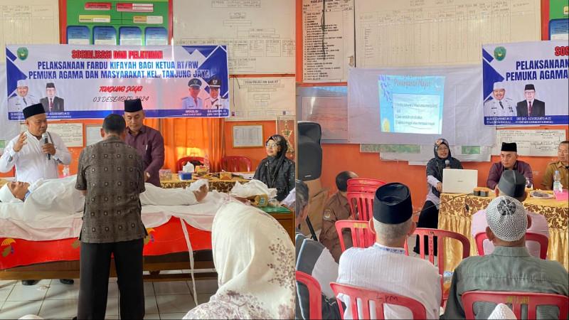 Jadi Pemateri, ASN KUA Sungai Serut Sampaikan Panduan Lengkap Fadhu Kifayah di Kelurahan Tanjung Jaya