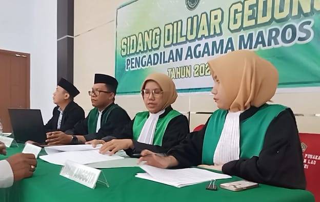 Pengadilan Agama Maros Gelar Sidang Isbat Nikah Terpadu di KUA Lau