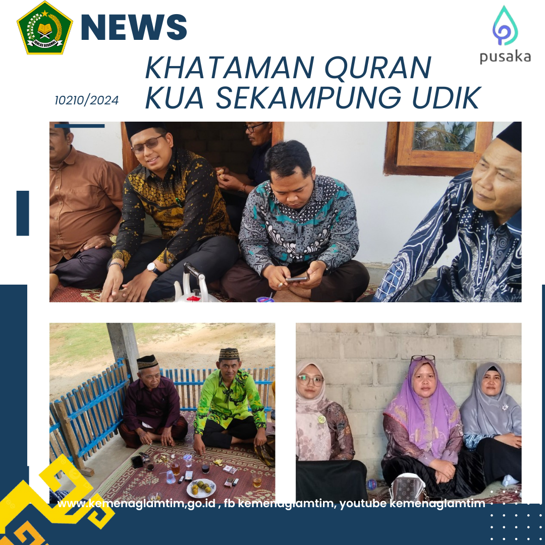 KUA Kecamatan Sekampung Udik Laksanakan Khataman Alquran