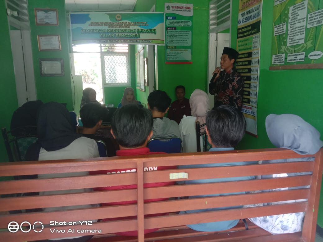 Kepala KUA Kecamatan Semidang Alas Maras Lakukan Tindak Lanjut Program Gerak Penghulu Sejuta Catin Cegah Stunting