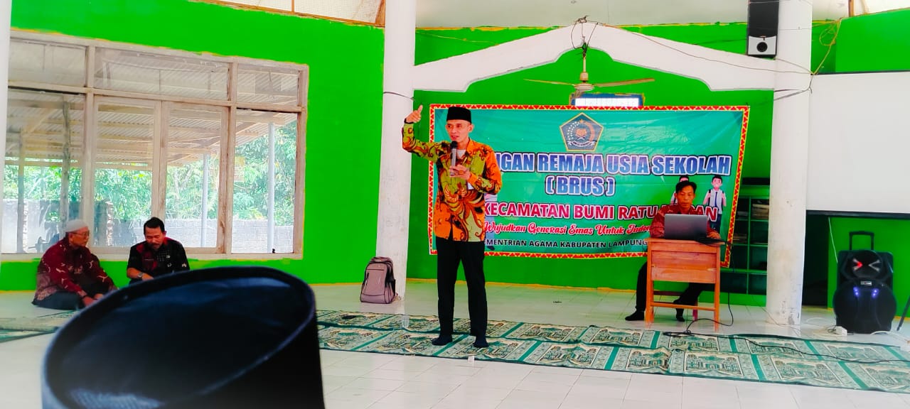 Pelaksanaan Bimbingan Remaja Usia Sekolah (BRUS) di SMP Darul Arafah Kampung Sukajawa, Kecamatan Bumi Ratu Nuban