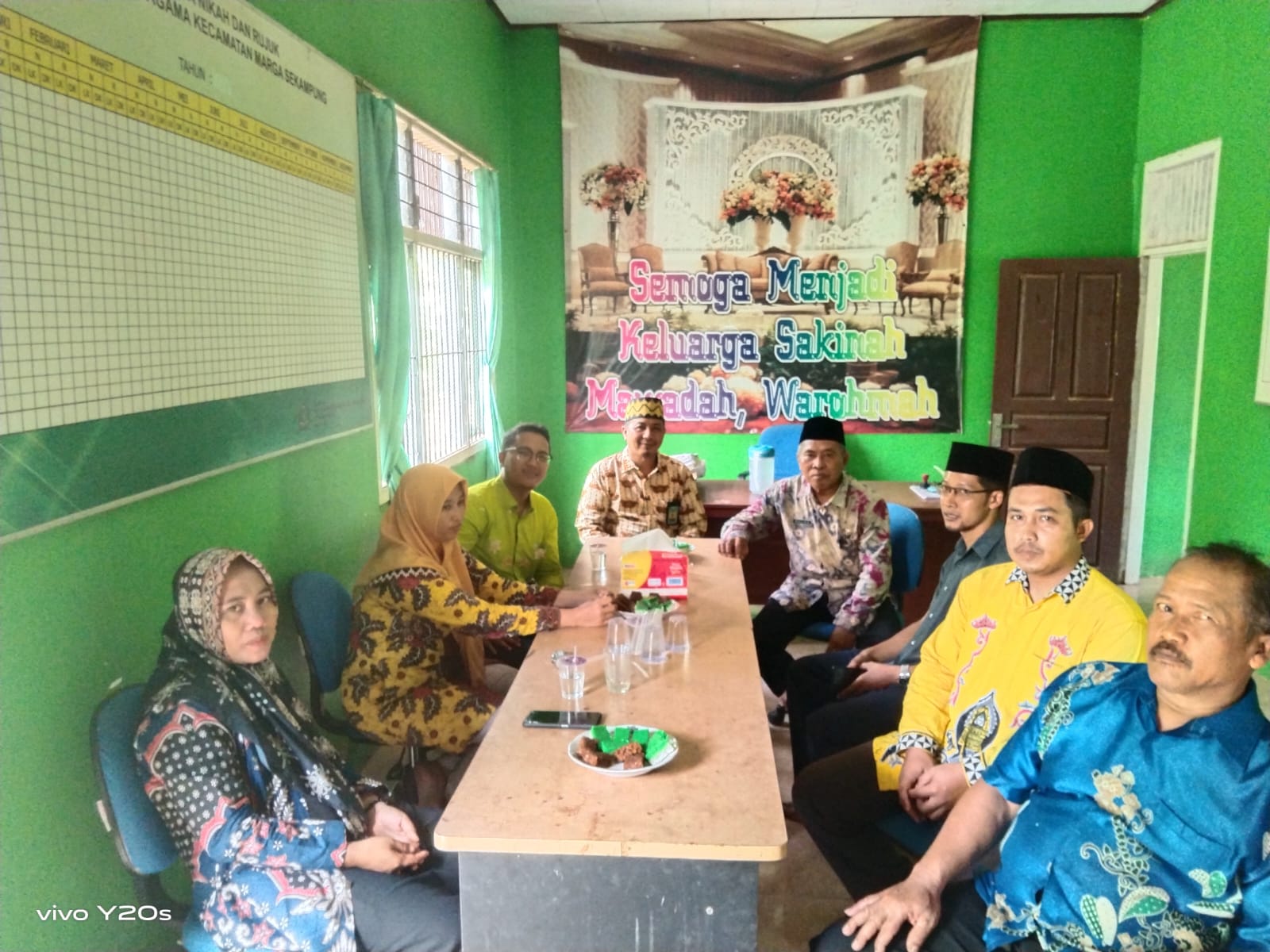 Bimas Islam Kemenag Lampung Timur Pembinaan di KUA Marga Sekampung sore ini