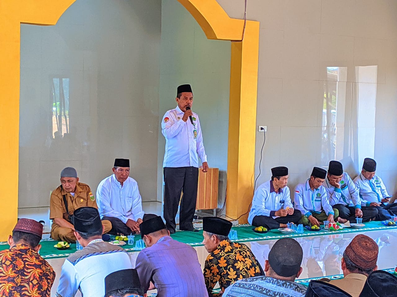 Kepala KUA Sendang Agung Resmikan Masjid H. Farid di Balai Penyuluhan Pertanian (BPP) Sendang Agung Lampung Tengah