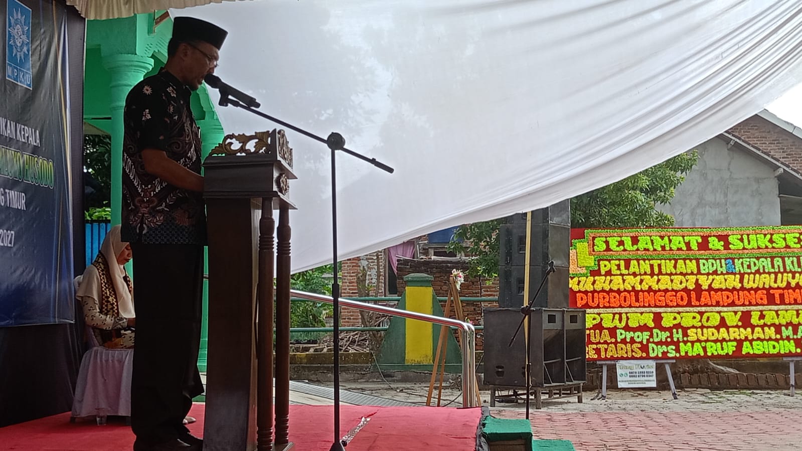 Kepala KUA Kecamatan Batang Hari Nuban Pimpin Do'a Serah Terima Klinik Waluyo Husodo ke Muhammadiyah Lampung