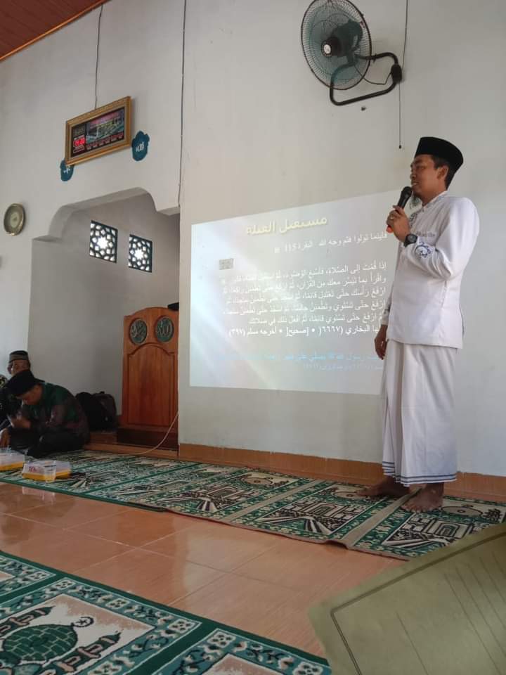 Perkuat Fungsi Masjid KUA Hulu Sungkai laku kan UpGrading Kemasjisan dan Kaifiyat Sholat