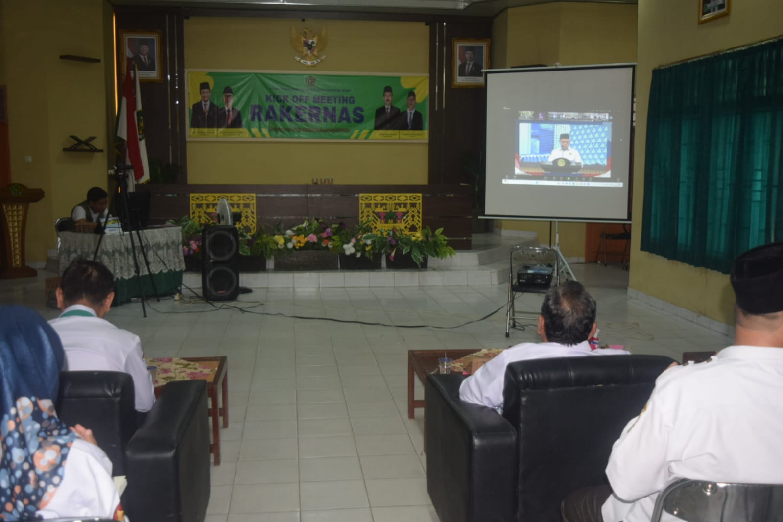 Kemenag Lampung Tengah Ikuti Kick Off Meeting RAKERNAS 2024