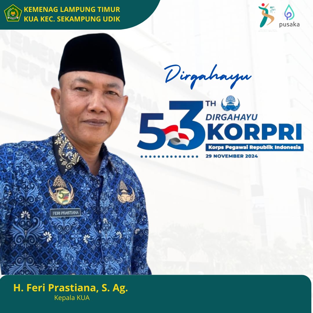 KORPRI 53 Tahun: Kepala KUA Sekampung Udik Dorong Profesionalisme dan Kepedulian 