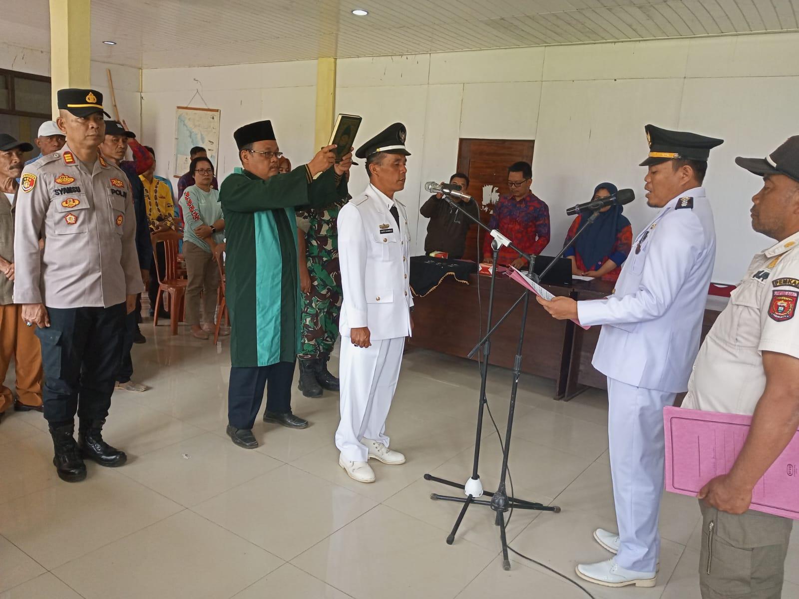 KUA sekincau jalin sinergisitas pada pelantikan PJ peratin Giham Sukamaju