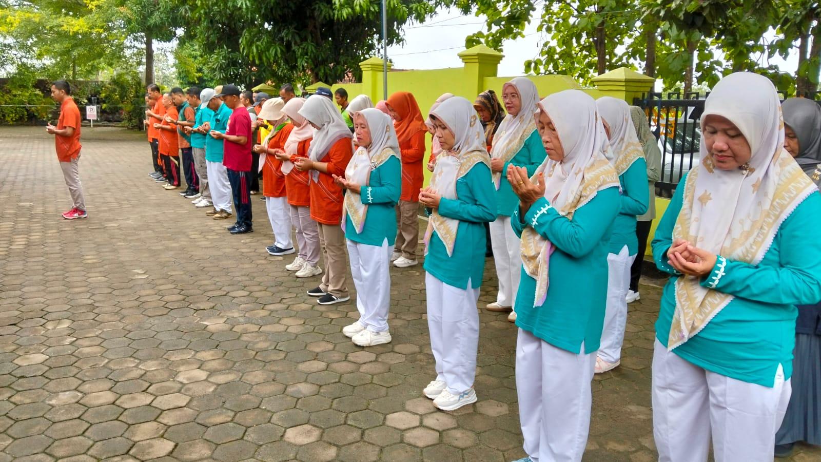 Pertandingan Olahraga Hari Amal Bhakti ke 79 Tingkat Kemenag Lampung Timur Resmi dibuka