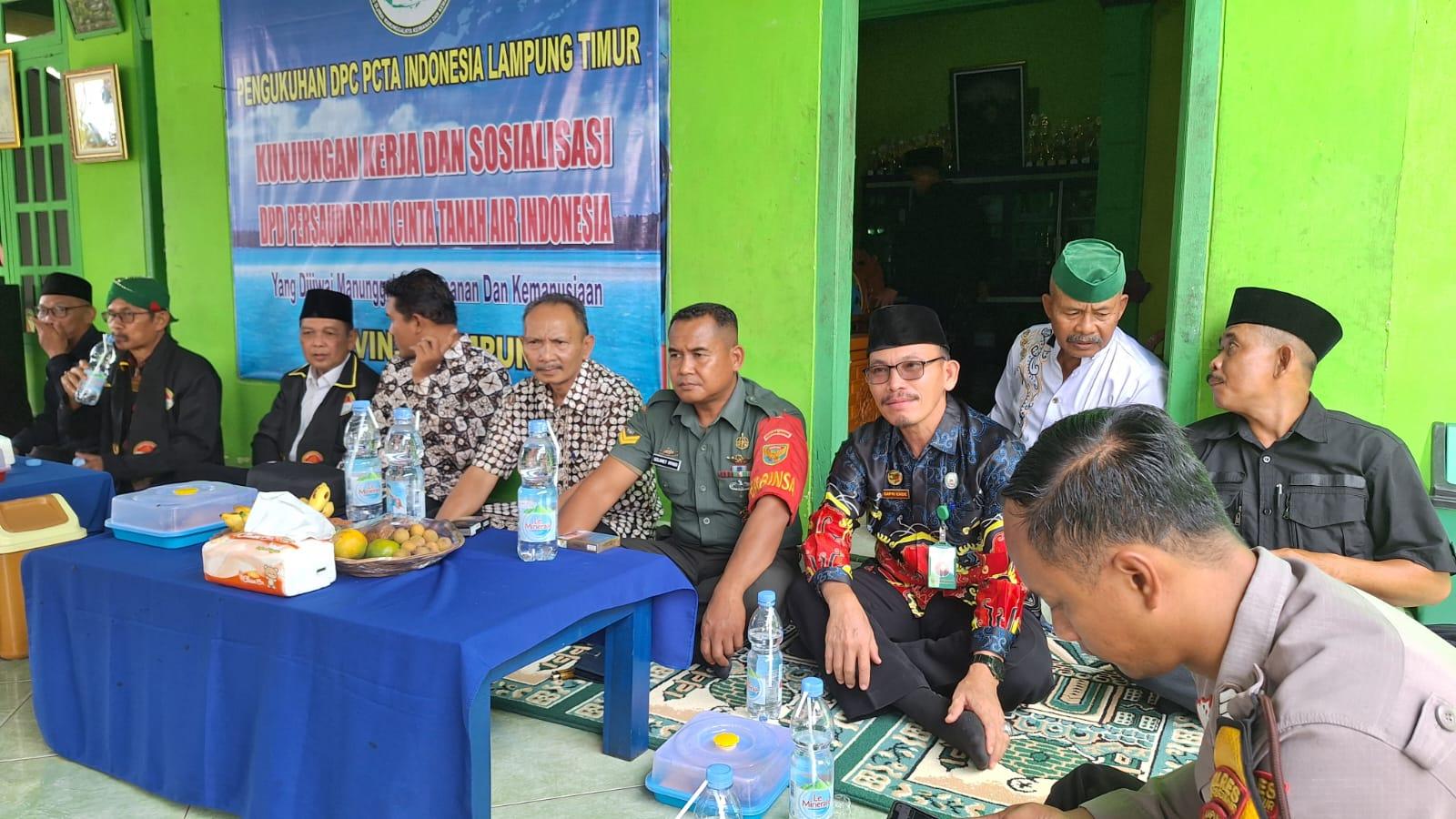 KUA Metro Kibang Hadiri Pengukuhan “Pengurus Cabang Persaudaraan Cinta Tanah Air Indonesia” (PC-PCTAI) Kabupaten Lampung Timur.