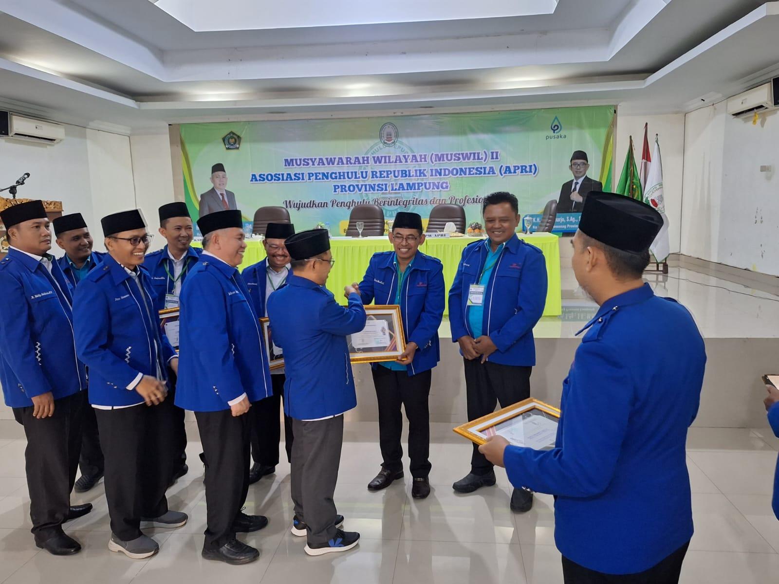 Tiga Penghulu Lampung Timur Raih Penghargaan dari Kanwil Kemenag Lampung