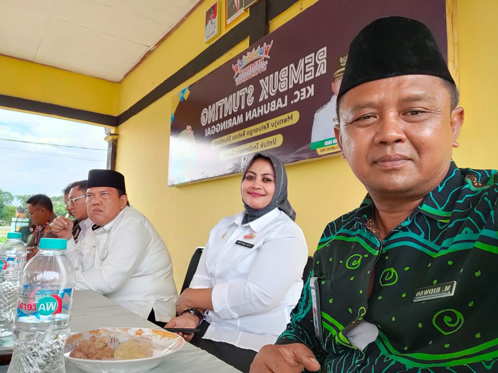 Kepala KUA Labuhan Maringgai Hadiri Rembuk Stunting, Wakil Bupati Lamtim Pimpin Langsung