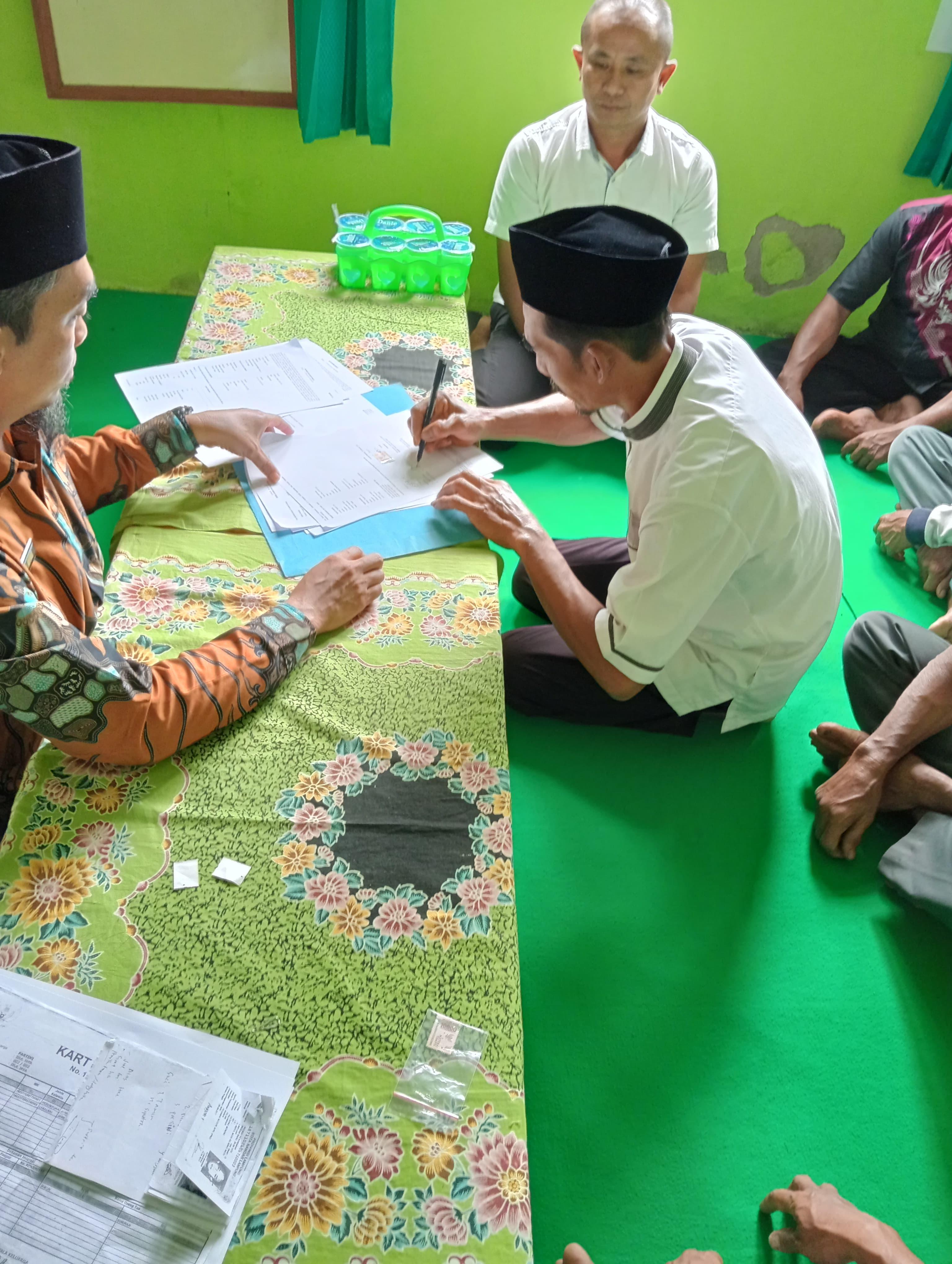 Gerak Penyuluh KuA Hulu Sungkai, Sosialisasikan Edaran Sertifikasi Tanah Wakaf