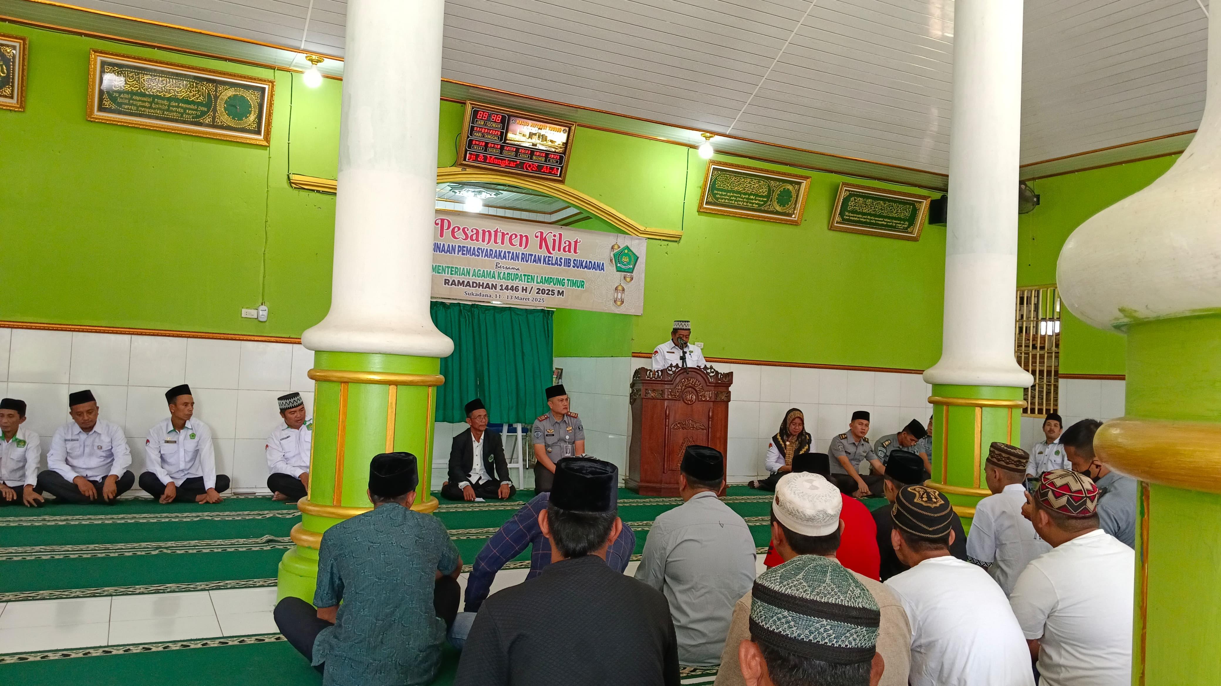 Ketua Pokjaluh Agama Islam Lampung Timur: Pesantren Ramadhan di Rutan Perkuat Kesadaran Spiritual dan Hubungan Sosial