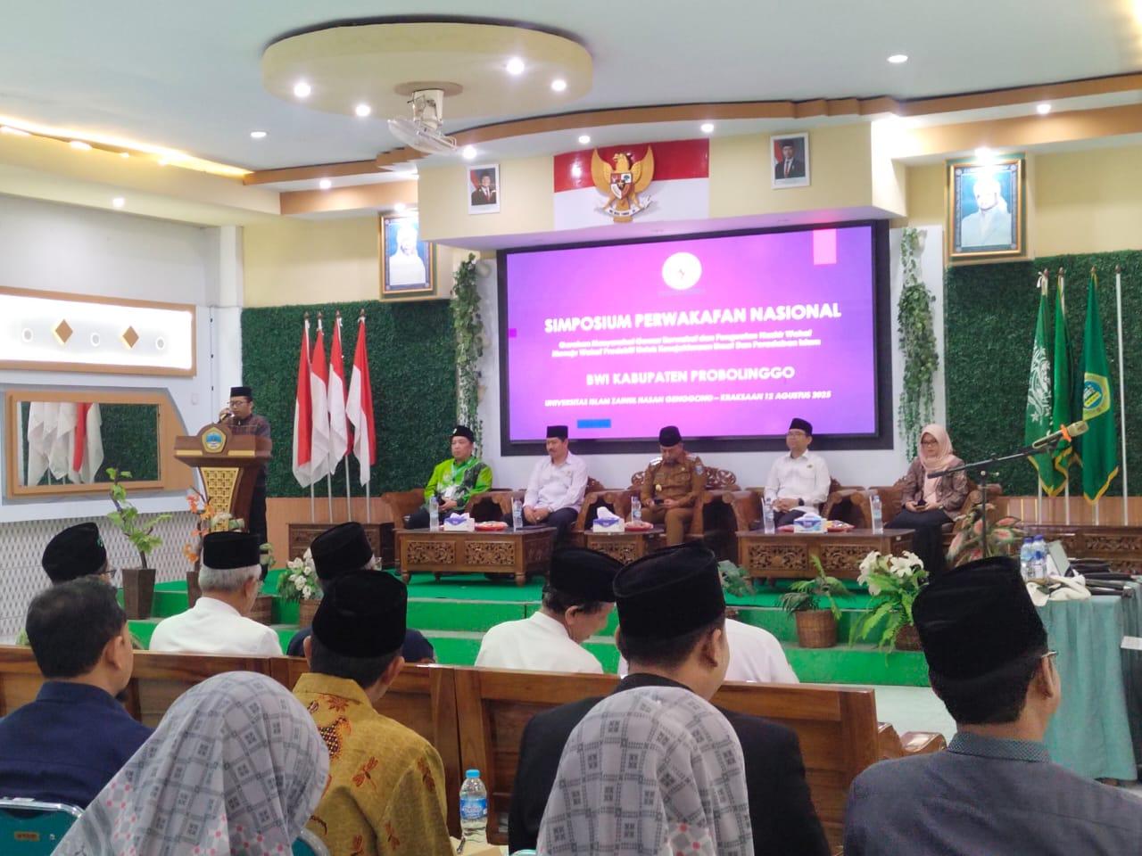 Gelar Simposium Wakaf Nasional: BWI Himbau Dukungan KUA Kabupaten Probolinggo 