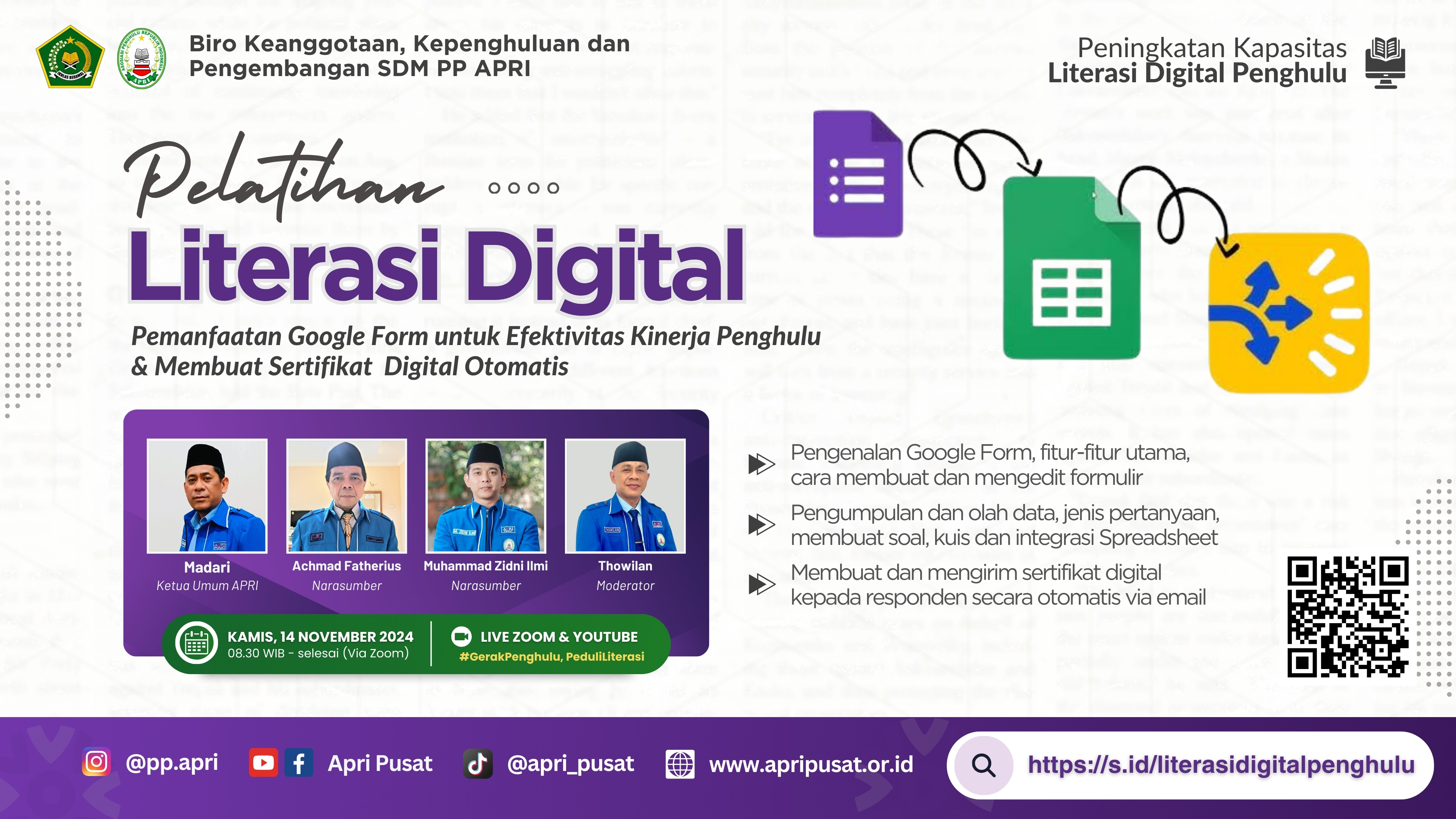 APRI Gelar Pelatihan Literasi Digital bagi Penghulu se-Indonesia