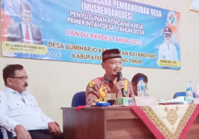 Hadiri Musrenbangdes, Penghulu Sampaikan Pentingnya Pencegahan Nikah Anak dan Stunting