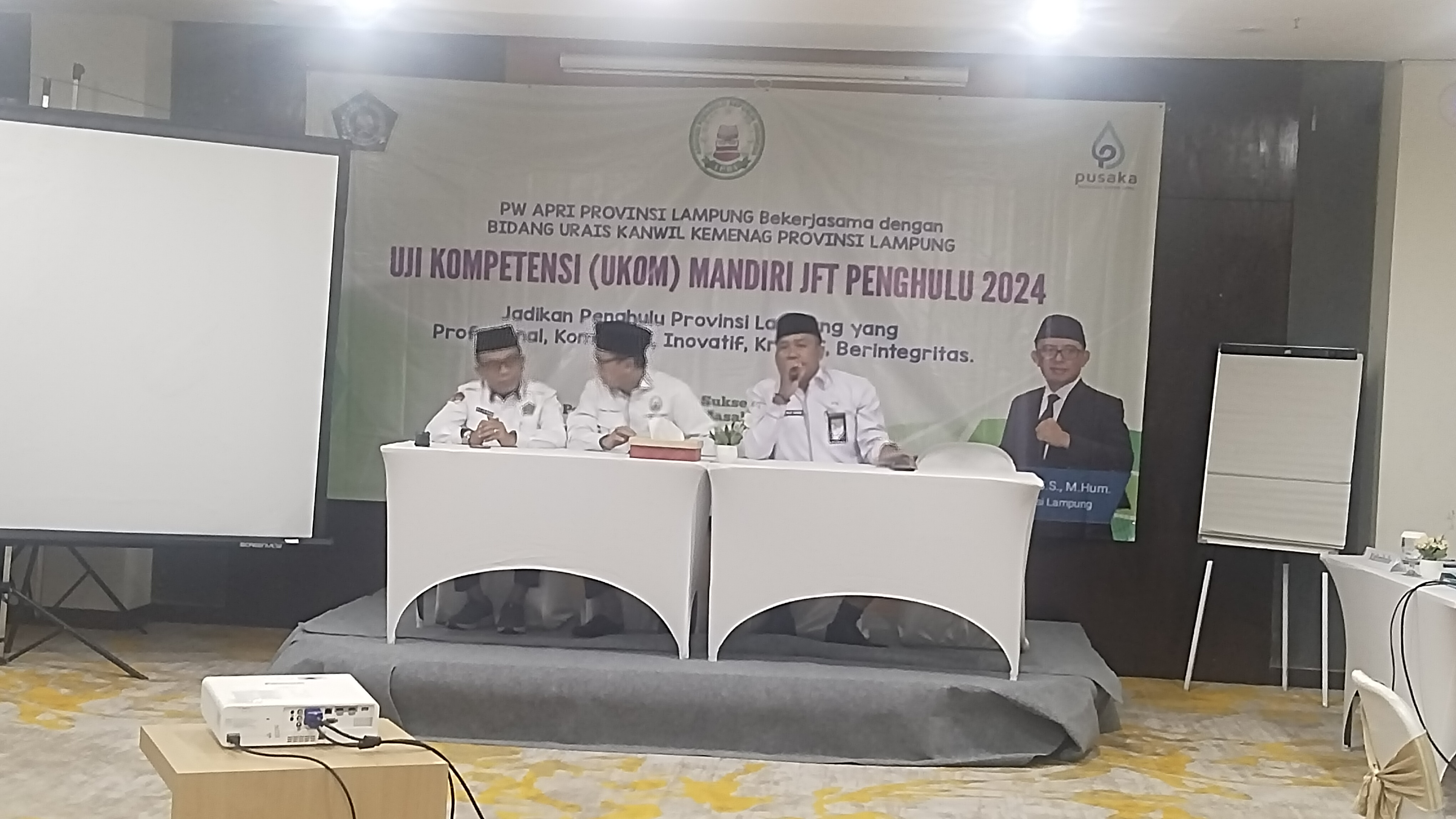 Uji Kompetensi Jabatan Fungsional Penghulu Provinsi Lampung selesai dan berjalan Sukses 