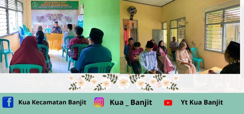 KUA Kecamatan Banjit Gelar Bimbingan Perkawinan