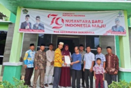 Ikrar Wakaf Pemakaman Umum Desa Sukadana