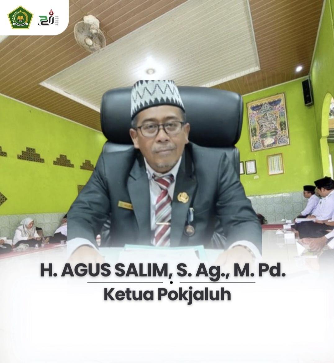 H. Agus Salim Secara Aklamasi Ditetapkan oleh Formatur sebagai Ketua Pokjaluh Lampung Timur 2025-2029  