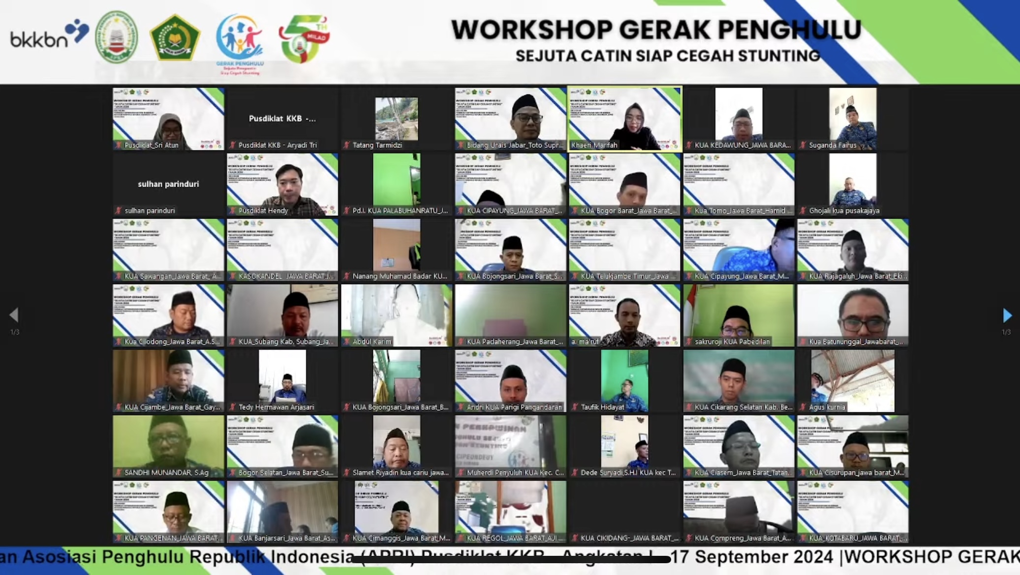 Workshop Gerak Penghulu: Zona 1 Jawa Barat Sukses Digelar Hari Ini