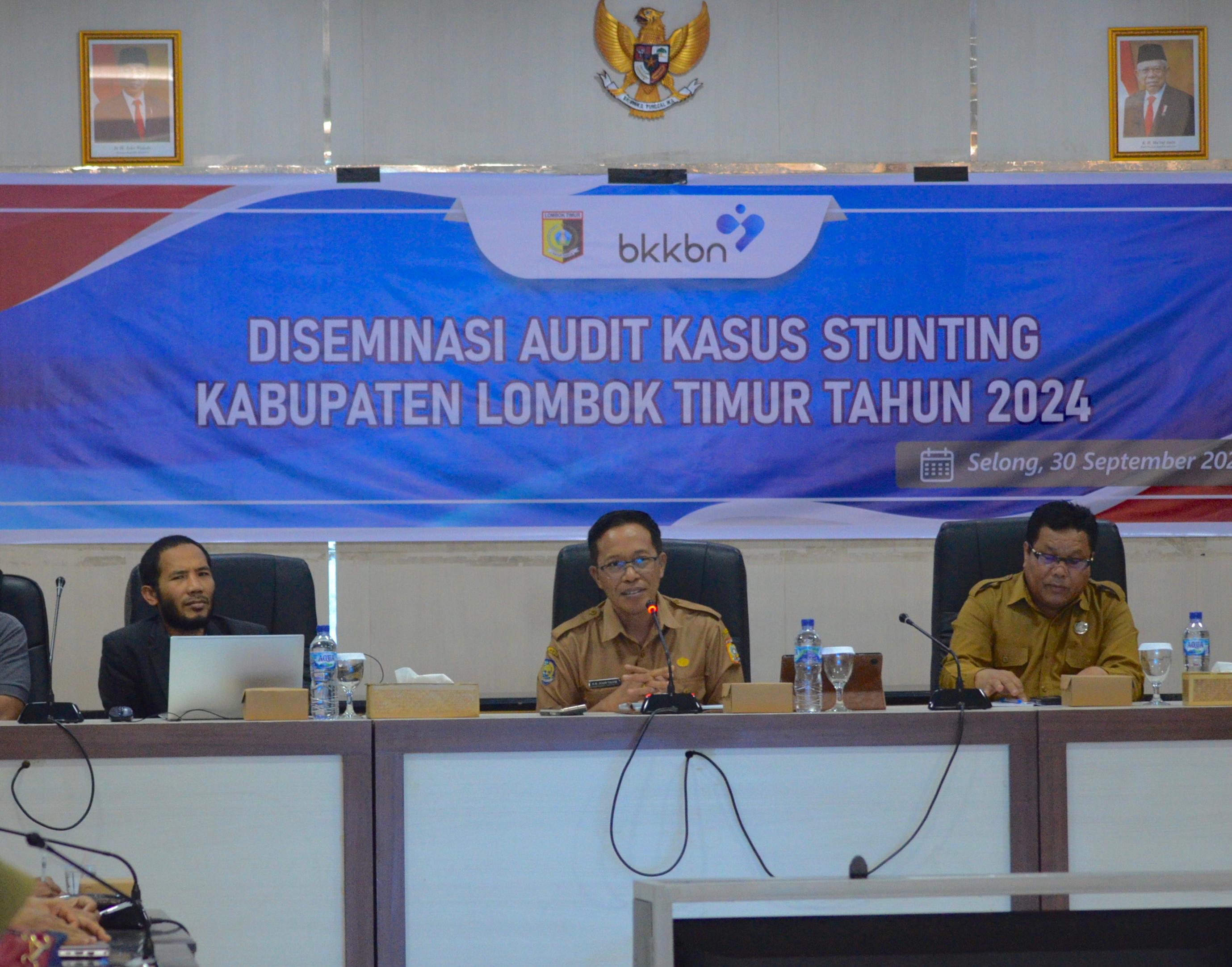 RAPAT LINTAS SEKTORAL DALAM RANGKA PENURUNAN PENCEGAHAN STUNTING KABUPATEN LOMBOK TIMUR BERSAMA KEMENTERIAN AGAMA KABUPATEN LOMBOK TIMUR