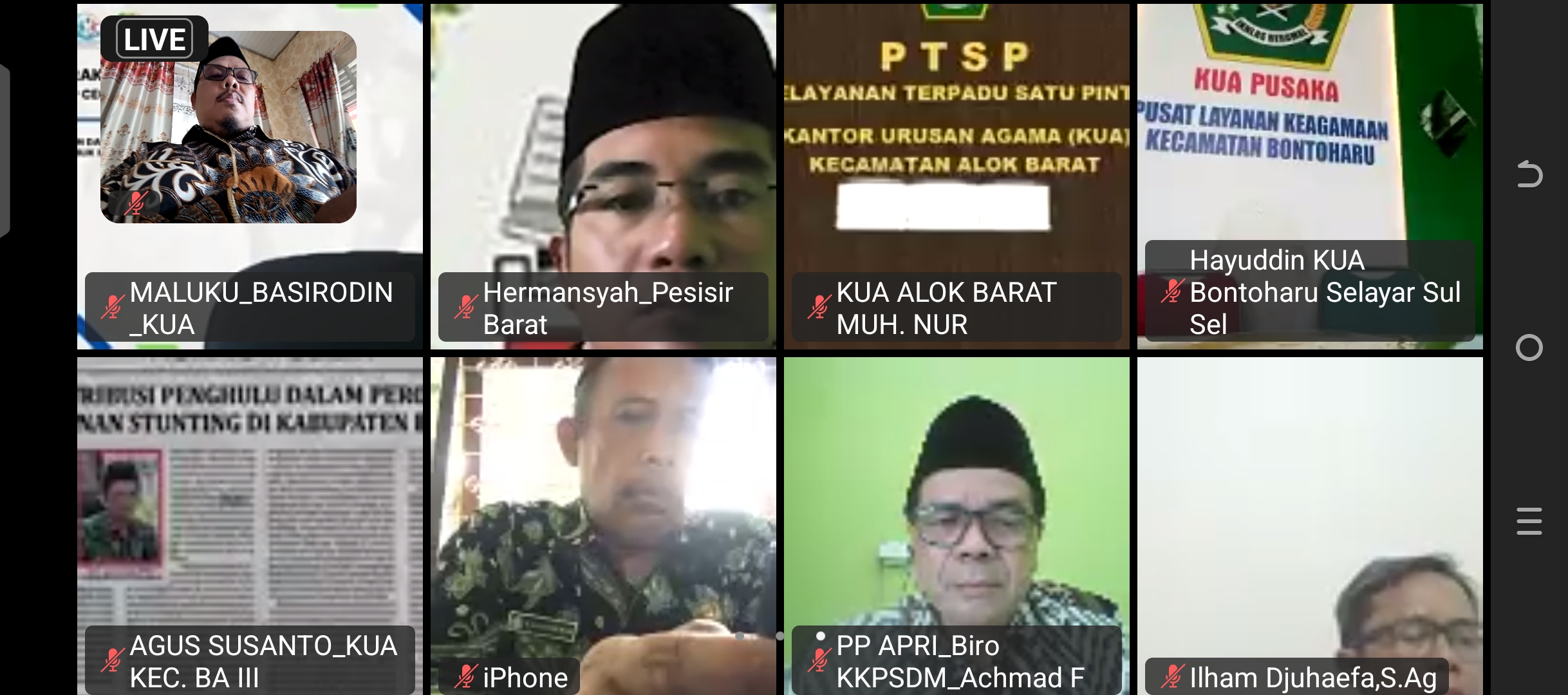 Humas PC APRI Tubaba, H. Taslim Alamsyah, S.E.I., M.E., Ikuti Pelatihan Jurnalistik Online