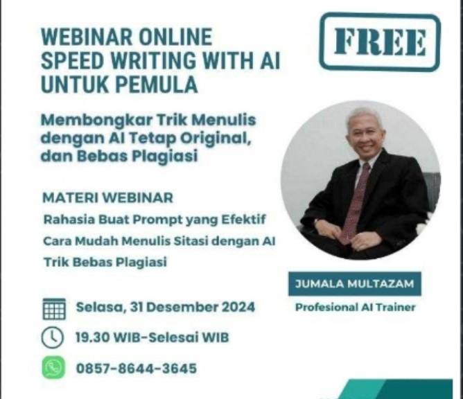 Penghulu KUA Sekampung Udik Siap Ikuti Webinar Speed Writing 31 Desember 2024