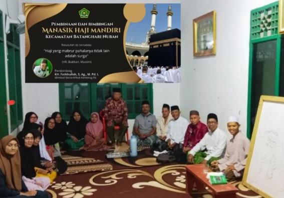 Jama'ah Calon Haji Batanghari Nuban Ikuti Bimbingan Manasik