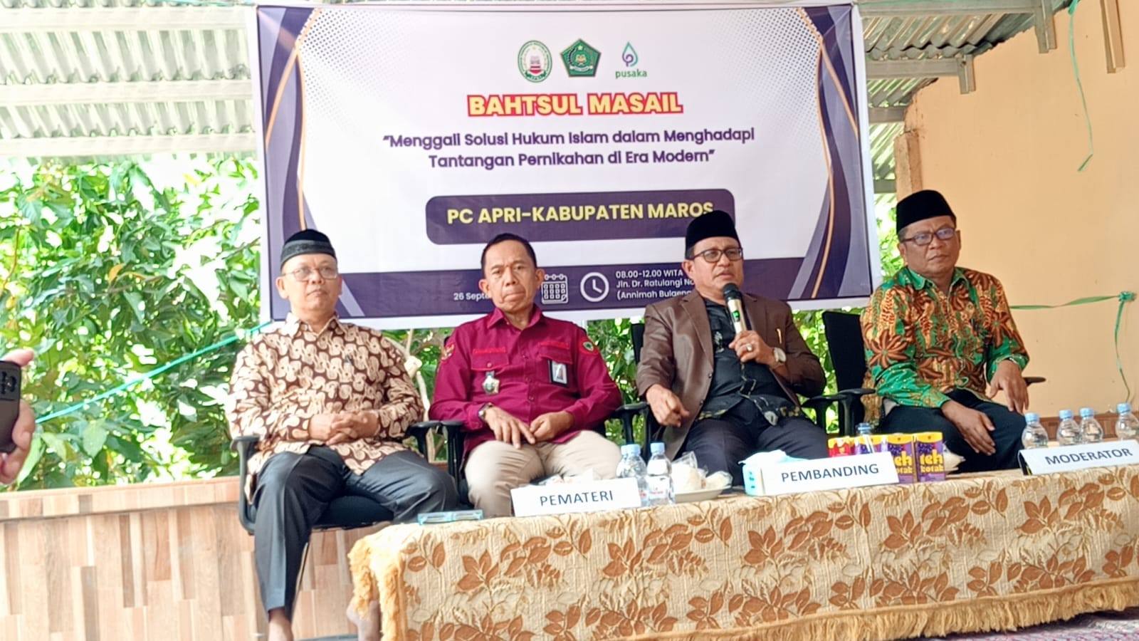 Kakan Kemenag Buka Bahtsul Masail APRI Maros