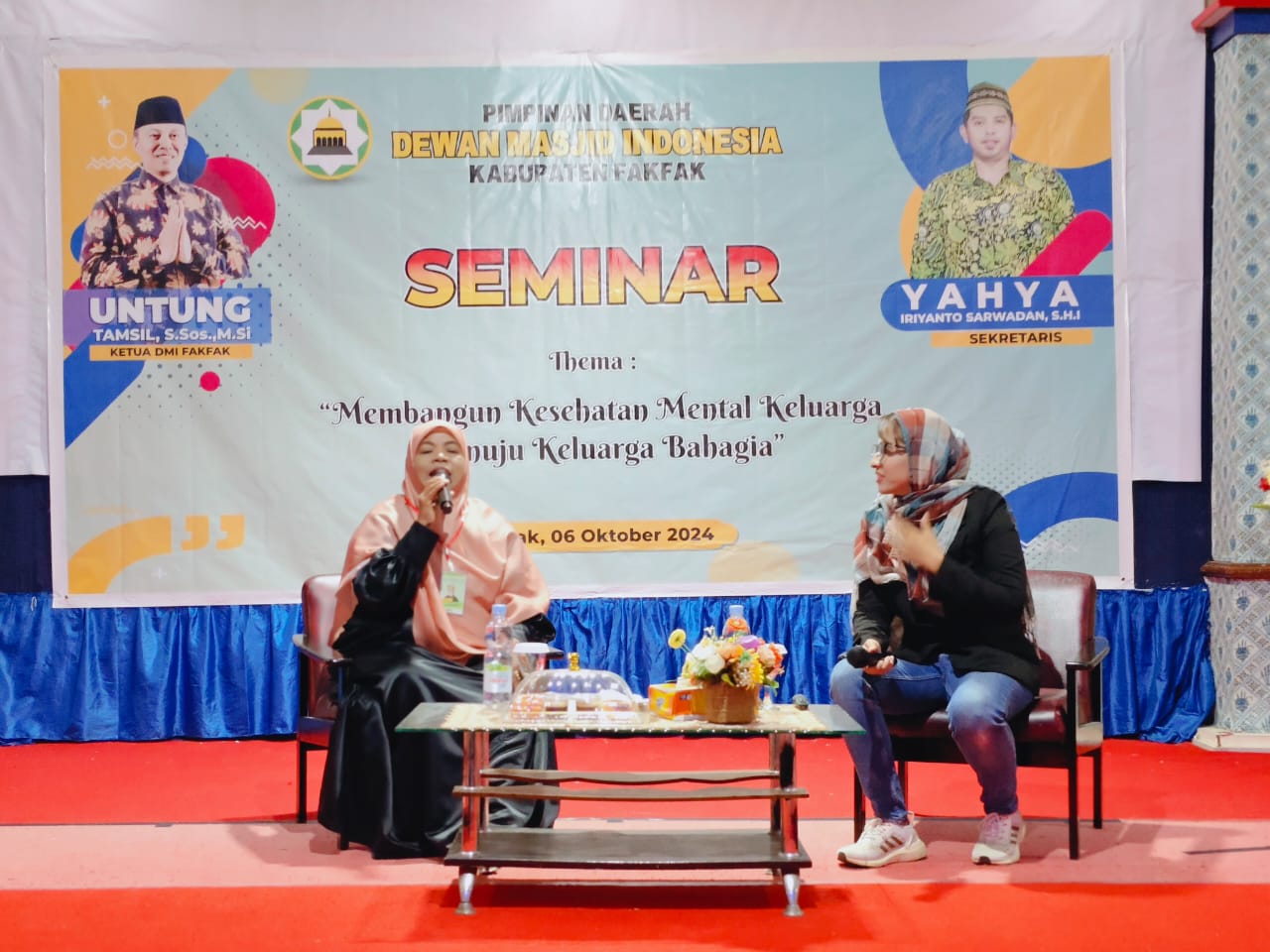 Bidang Pemberdayaan Potensi Muslimah DMI Kab. Fakfak Laksanakan Seminar 