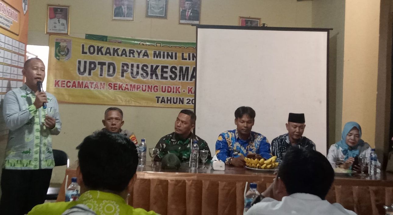 Kepala KUA Sekampung Udik Hadiri Giat Lintas Sektoral di Puskesmas Sidorejo