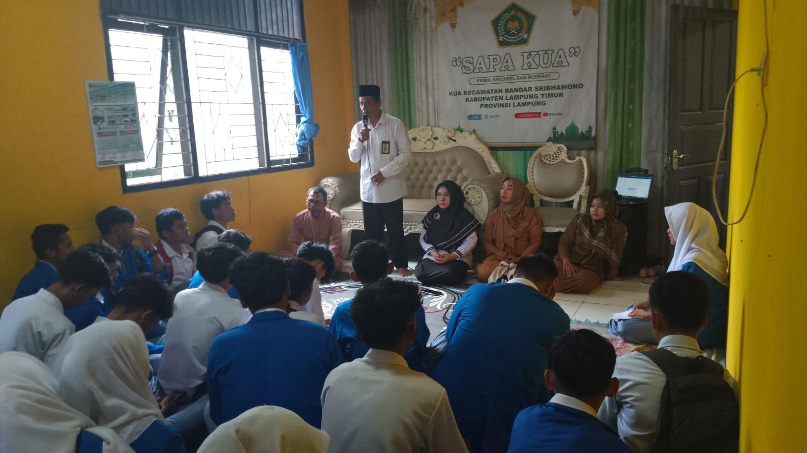 Cegah Pernikahan Dini, Kepala KUA Bandar Sribhawono Gandeng Generasi Muda