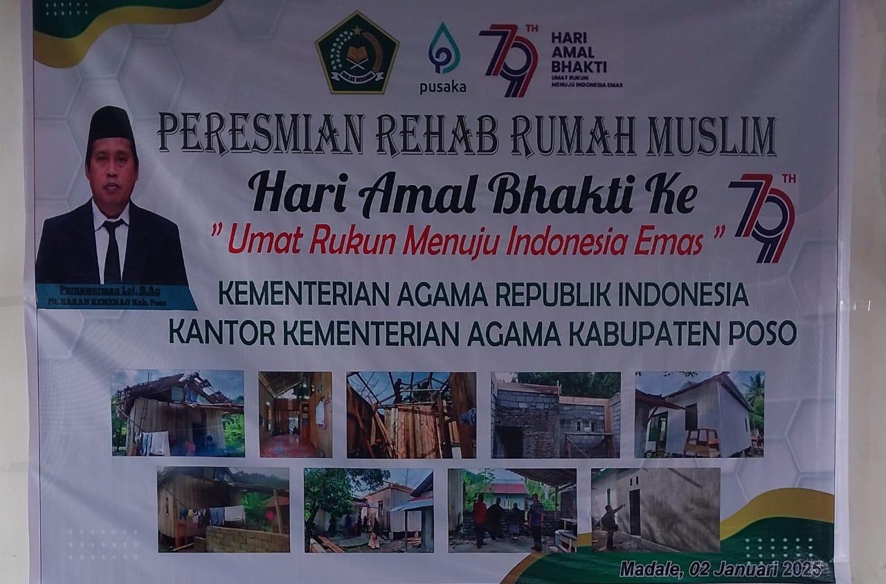 HAB Ke 79 Kemenag Poso Peduli