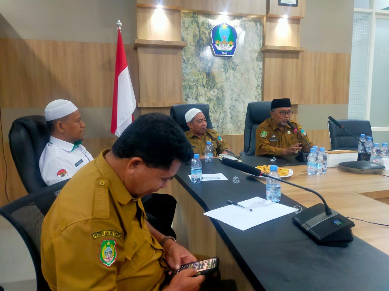 LPTQ Kabupaten Halmahera Selatan Laksanakan Rapat Bersama Seluruh Camat dan Kepala KUA, “Kepala KUA Bacan Sampaikan Ini”