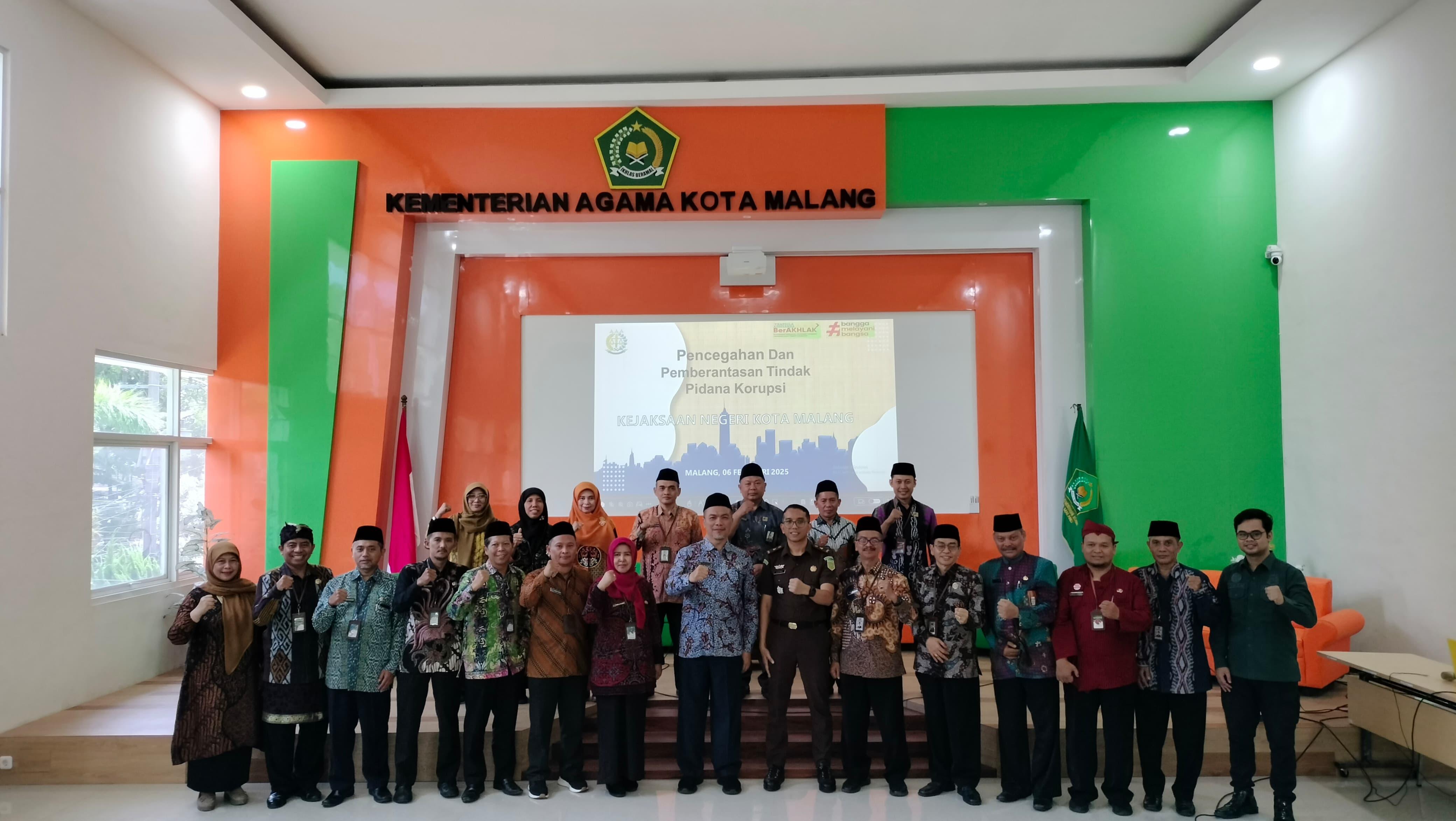 Kemenag Kota Malang lakukan Mitigasi Resiko Penyimpangan Integritas ASN