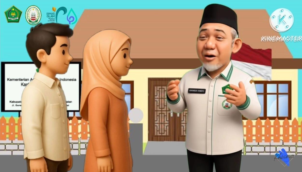KUA Rantau Alai Sosialisasikan GAS Nikah Dengan Video Animasi