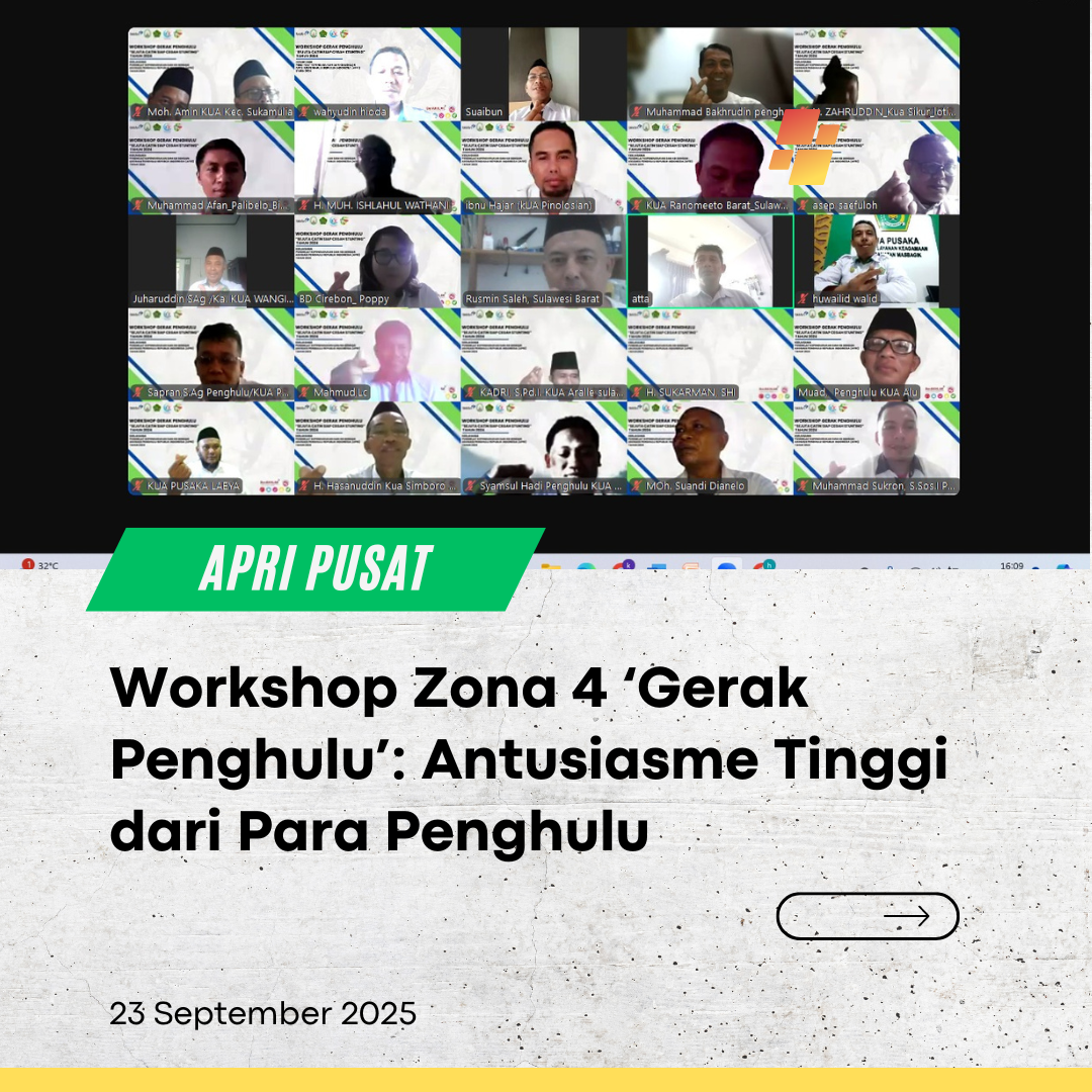 Workshop Zona 4 ‘Gerak Penghulu’: Antusiasme Tinggi dari Para Penghulu