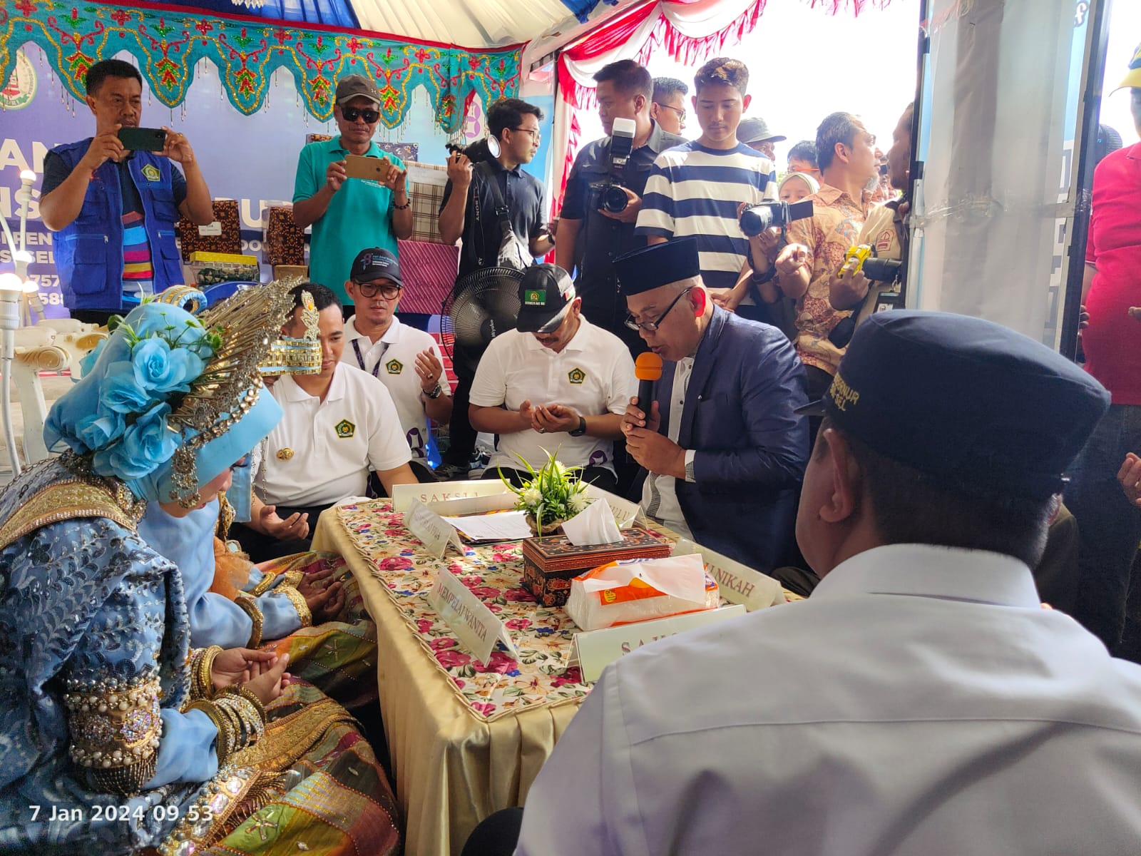 APRI Sulsel Gelar Akad Nikah di Stand Ekspo Program Prioritas, Pj Gubernur dan Bupati Pangkep Jadi Saksi