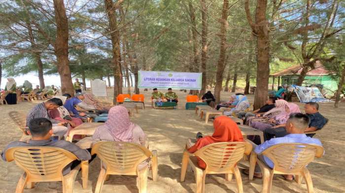 Inovasi KUA Susoh Gelar Literasi Keuangan di Pantai Bekerjasama Dengan Pegadaian Syariah